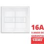Imagem de Interruptor Paralelo Three Way 2 Teclas 16A Com Placa 4x4 Evidence FAME