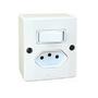 Imagem de Interruptor Paralelo + Tomada 10A Mectronic - Conjunto SPTR-CJ6SM