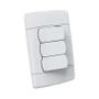 Imagem de Interruptor Simples 10A 4x2 3 Teclas Branco Neo Sottile Enerbras