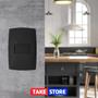 Imagem de Interruptor Simples 10a 4x2 Home Horizontal Preto Fosco Blux