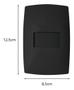 Imagem de Interruptor Simples 10a 4x2 Home Horizontal Preto Fosco Blux