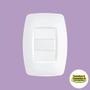 Imagem de Interruptor Simples 16a Com Placa 4x2 Fame Elegance