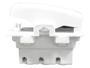 Imagem de Interruptor Simples 2 Teclas 10A Com Placa Espelho Branco Linha Dubai
