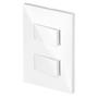 Imagem de Interruptor Simples 2 Teclas Completo Blux Branco Gloss