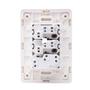 Imagem de Interruptor Simples 2x + Tomada 10A N1536.I2 BL Branco ABB