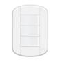 Imagem de Interruptor Simples 3 Teclas Branco 4X2 Blanc Mais Fame