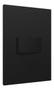 Imagem de Interruptor Simples 4x2 10a C/ Placa Recta Preto Fosco Blux