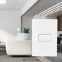 Imagem de Interruptor Simples 4x2 - Branco Sleek Margirius