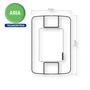 Imagem de Interruptor Simples Aria Branco Design Premium Tramontina