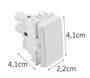 Imagem de Interruptor Simples Branco 10A 250V - SIMON