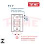 Imagem de Interruptor Simples Com Placa 4x2 Fame Modulare - Kit 10 Un