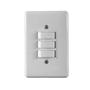 Imagem de Interruptor Simples Com Placa Stylus 4X2 250V 6A 2019 ILUMI
