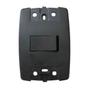 Imagem de Interruptor Simples Preto 10A 250V Placa Espelho 4X2 Ilumi