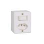 Imagem de Interruptor Simples + Tomada 10A Linha Box Ilumi - Conjunto Elétrico