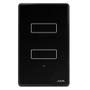 Imagem de Interruptor Smart AGL Com Wifi, Touch Screen 2 Tecla, Preto - 1106113