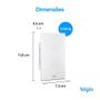 Imagem de Interruptor Smart Elgin, Wifi, Comando de Voz, 2 Botões Touch, Bivolt, Branco - 48INTWIFI200