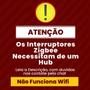 Imagem de Interruptor  smart Touch 4 Botoes zigbee Preto  nova Digital