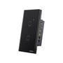 Imagem de Interruptor Smart Zigbee Touch 2 Preto Ezs 1002 4850048