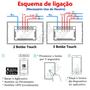 Imagem de Interruptor Sonoff TX Touch 3 Botões Wifi 110v-220v Automação eWelink Alexa Google Assistente