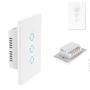 Imagem de Interruptor Touch iluminado 3 botoes Wifi Alexa Google