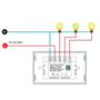 Imagem de Interruptor Touch iluminado 3 botoes Wifi Alexa Google