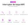 Imagem de Interruptor Touch iluminado 3 botoes Wifi Alexa Google