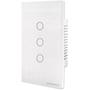 Imagem de Interruptor Touch Wi-Fi com 3 Botões Novadigital Branco LITE-WS3 Casa inteligente