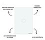 Imagem de Interruptor Touch Wi-Fi Smart Tramontina Branco com 1 Canal