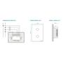 Imagem de Interruptor Touch Wi-Fi Smart Tramontina Branco com 2 Canais