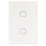 Imagem de Interruptor Touch Wi-Fi Smart Tramontina Branco com 2 Canais