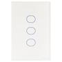 Imagem de Interruptor Touch Wi-Fi Smart Tramontina Branco com 3 Canais