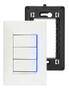 Imagem de Interruptor Triplo 4x2 3 Teclas (2 Paralelo + 1 Simples) Pial Plus+ Legrand