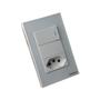 Imagem de Interruptor Zigbee Com Tomada 20A 1 Tecla Física 4X2 Branco