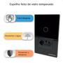 Imagem de Interruptor Zigbee Intelig Touch 1 Botão Tomada 4X2 - Preto