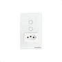 Imagem de Interruptor Zigbee Intelig Touch 2Botões Tomada 4x2