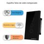 Imagem de Interruptor Zigbee Touch 3 Botões Inteligente 4X2 - Preto