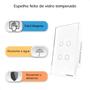 Imagem de Interruptor Zigbee Touch 4 Botões Inteligente 4x2
