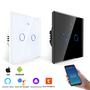 Imagem de Interruptores De Luz Inteligentes WiFi AXUS EU RF433 Sem Fio Neutro Tuya App Control Alexa Google
