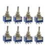 Imagem de Interruptores Miniatura Azuis 5PCS 3-Pinos SPDT ON-ON 6A 125VAC MTS-102 MTS-103 MTS-202 MTS-203 6PIN