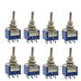 Imagem de Interruptores Miniatura Azuis 5PCS 3-Pinos SPDT ON-ON 6A 125VAC MTS-102 MTS-103 MTS-202 MTS-203 6PIN