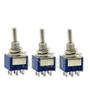 Imagem de Interruptores Miniatura Azuis 5PCS 3-Pinos SPDT ON-ON 6A 125VAC MTS-102 MTS-103 MTS-202 MTS-203 6PIN