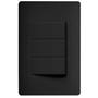 Imagem de Interruptores Simples 3 Preto 16A/250v Com Placa Suporte Fame