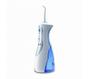 Imagem de Irrigador Bucal Ultra Portátil Waterpik WP 450 Bivolt Branco e Azul Recarregável