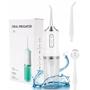 Imagem de Irrigador Oral Cordless Branco  Limpeza Profunda  4 Bicos