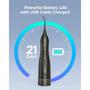 Imagem de Irrigador Oral Dental 300ml Kit 7 Bicos Para Higiene Bucal Ortodôntica, Remoção De Placa, Limpeza De Língua