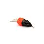 Imagem de Isca Artificial Mini Mouse Preto e Laranja - Pesca Brasil