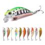 Imagem de Isca Artificial Minnow Preto 5,8cm - Jerkbait Afundante 5,4g para Pesca