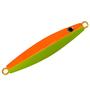 Imagem de Isca Artificial NS Jumping Jig Gumi 75g 8cm Para Pesca De Olhete Anchova Olho De Boi Verde Laranja