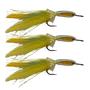 Imagem de Isca Artificial Para Fly Gregório Shiny Shad N 1/0 Ideal Para Pesca De Traíra Robalo C/ 3 unidades