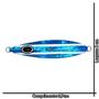 Imagem de Isca Artificial Rolling Uv 60G 9,7Cm Jumping Jig Para Pesca
